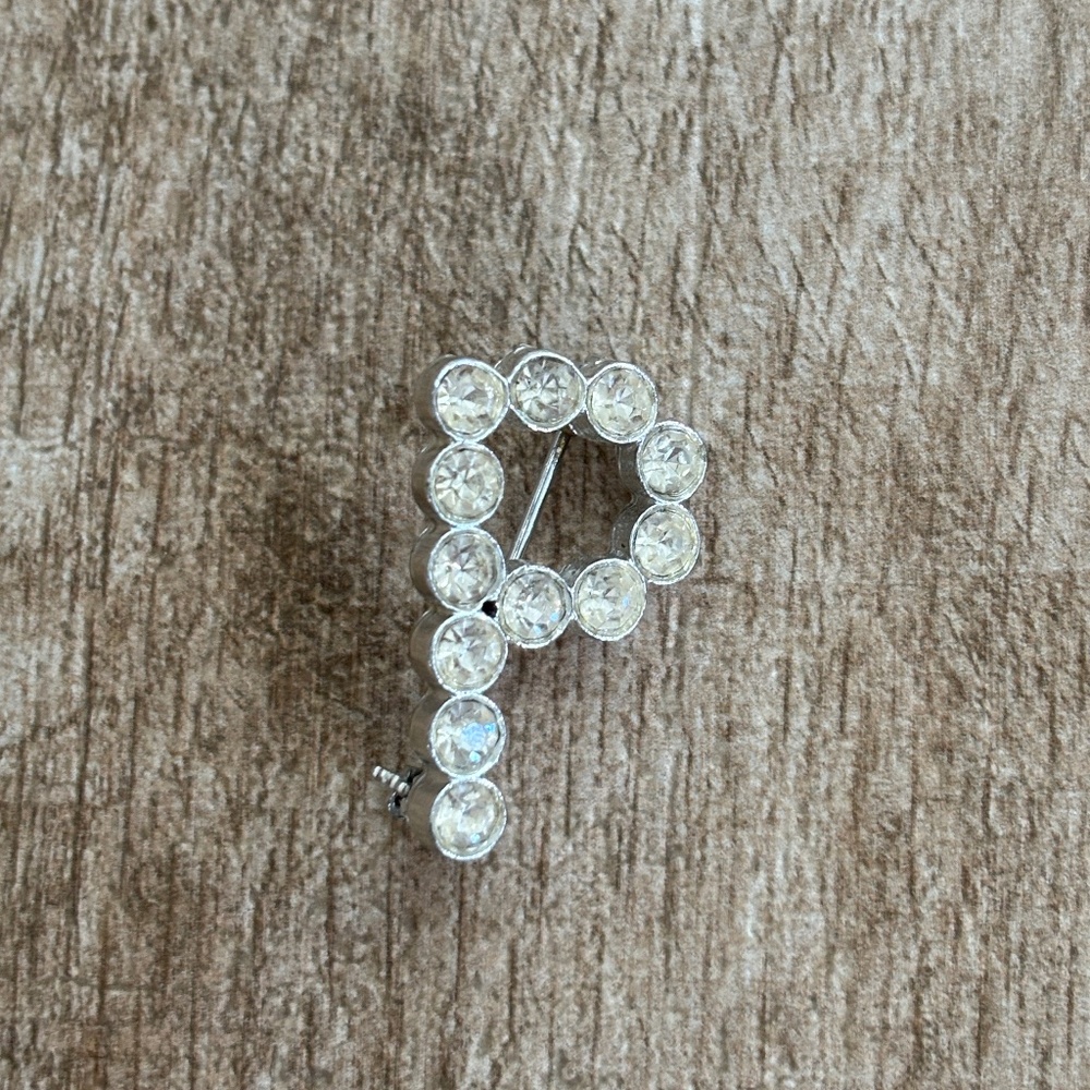 Vintage Initial "P" Brooch